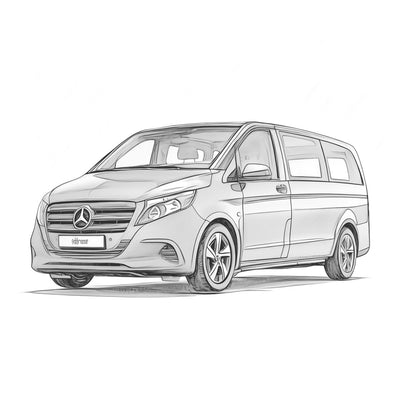 Mercedes Vito vehicle sketch